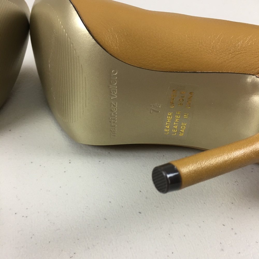 Martinez Valero Tan Leather Ankle Boots 7.5 - Picture 8 of 8